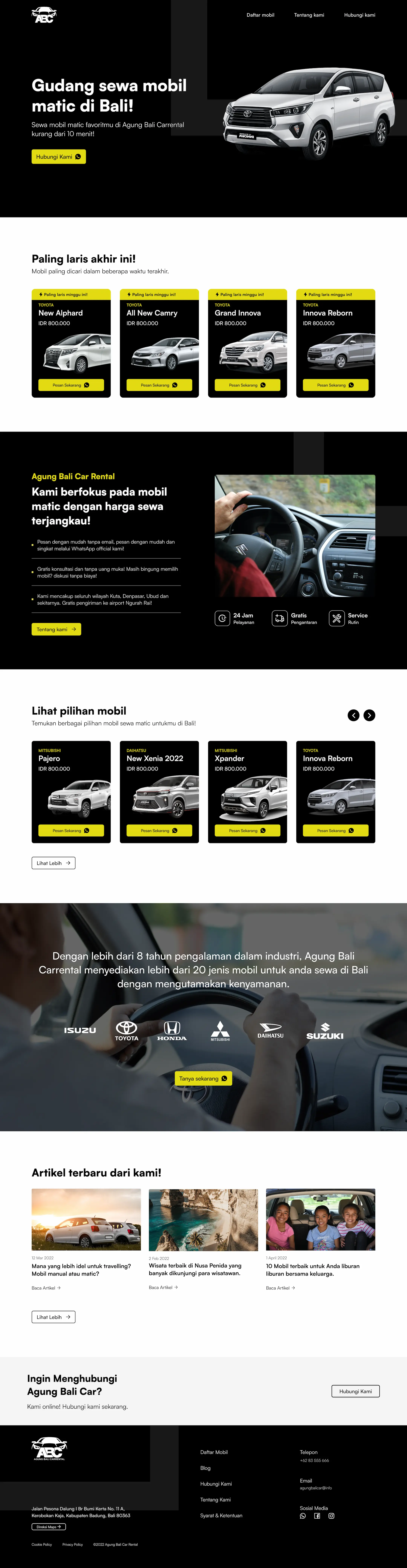 Agung Bali Car Rental